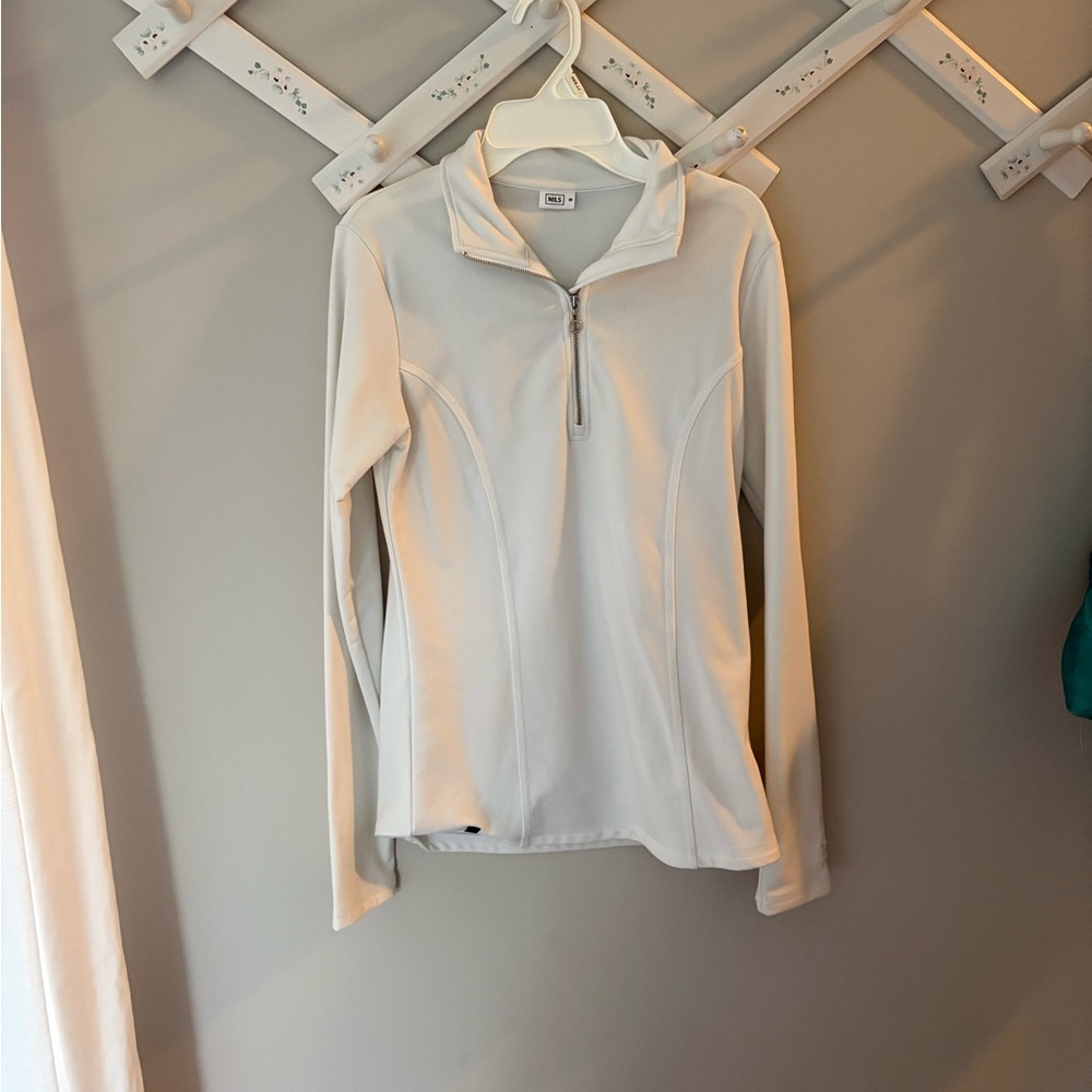 NILS Women's White Quarter-Zip
